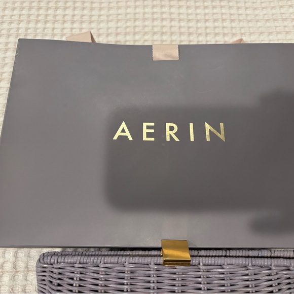 AERIN Lilac Adelina Woven Clutch - Picture 2 of 4